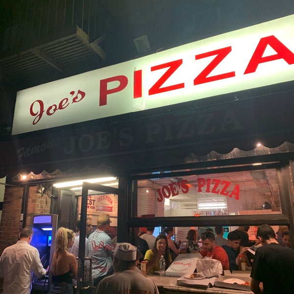 Photo taken at Joe&#39;s Pizza by T M. on 8/11/2019