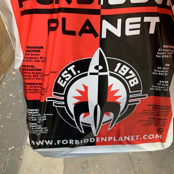 Photo taken at Forbidden Planet by Noel C. on 7/16/2019