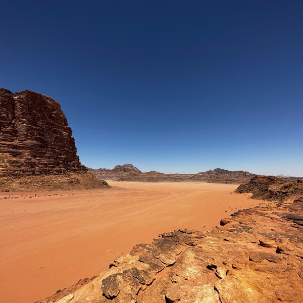 Photo taken at Wadi Rum Protected Area by Mervyn S. on 7/1/2023