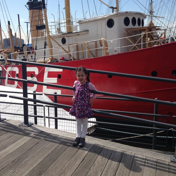 Photo taken at South Street Seaport by Stephen P. on 4/17/2013