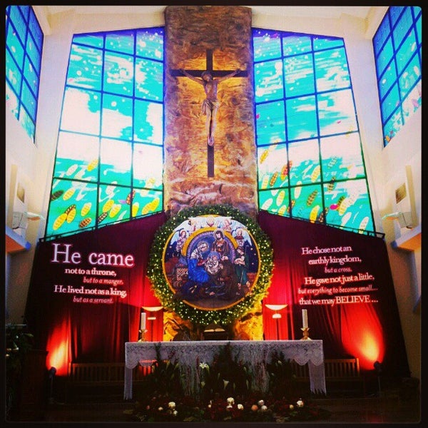 Photo taken at Catholic Church of St. Francis Xavier by FoodyTwoShoes on 12/25/2012