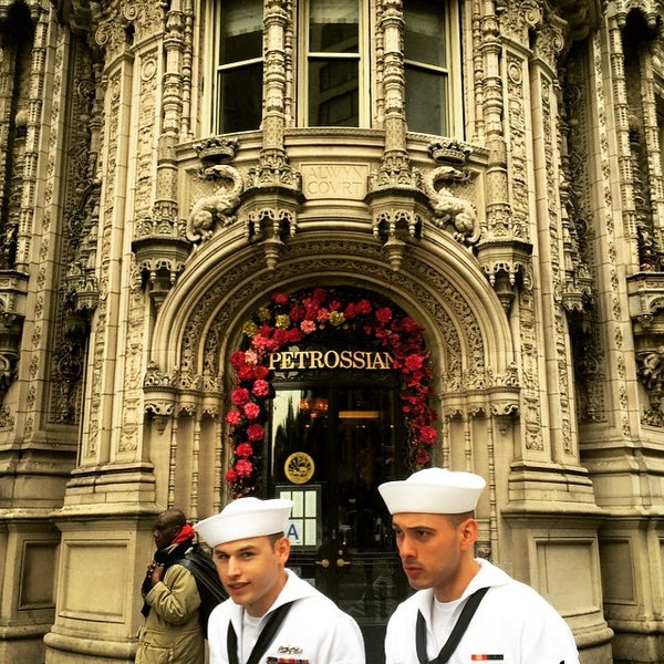 Photo taken at Petrossian by Kendall on 5/21/2015