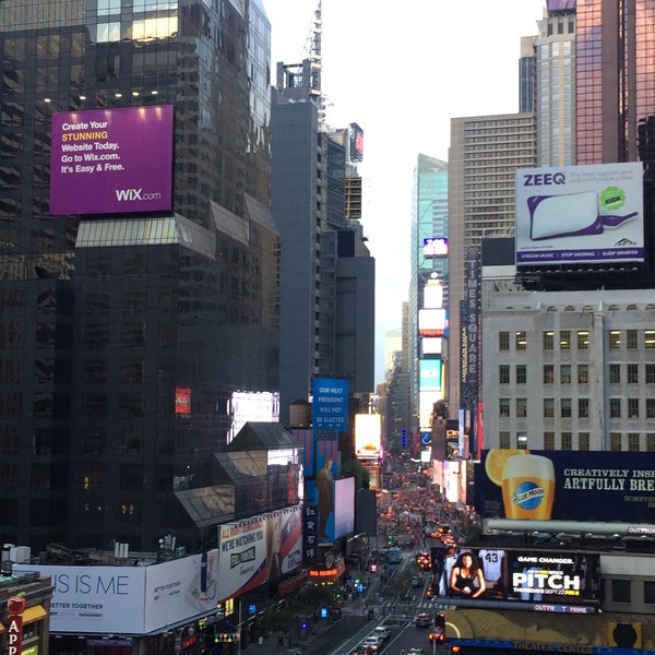 Great views over Times Square!