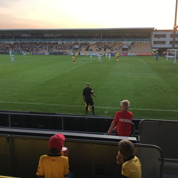Photo taken at Åråsen Stadion by Ivar H. on 7/24/2016