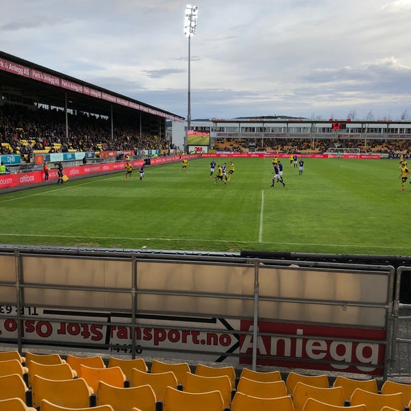 Photo taken at Åråsen Stadion by Ivar H. on 4/22/2018