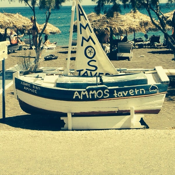 Das Foto wurde bei Ammos Restaurant von Alexandros K. am 7/8/2014 aufgenommen