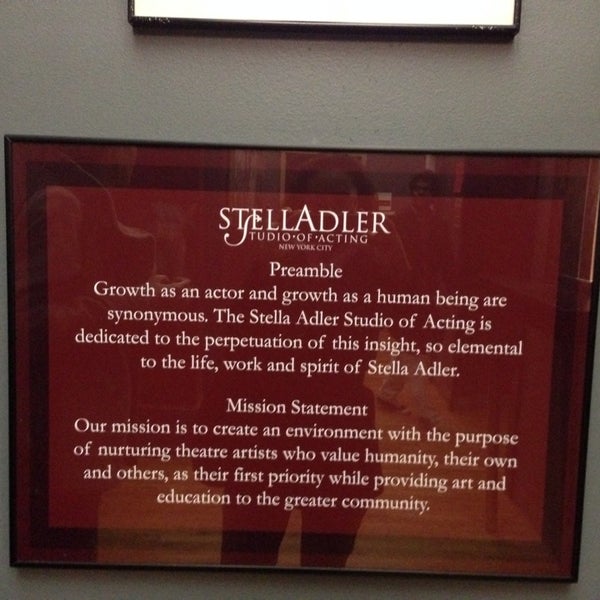 รูปภาพถ่ายที่ Stella Adler Studio of Acting โดย Stella K. เมื่อ 10/27/2013