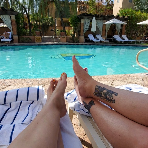 Photo taken at Royal Palms Pool &amp; Cabanas by Stacy on 10/17/2020