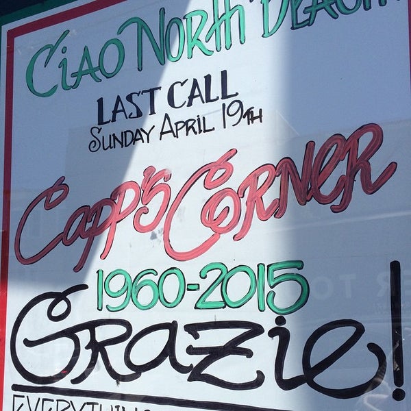 Capp's Corner (Now Closed) Italian Restaurant in San Francisco