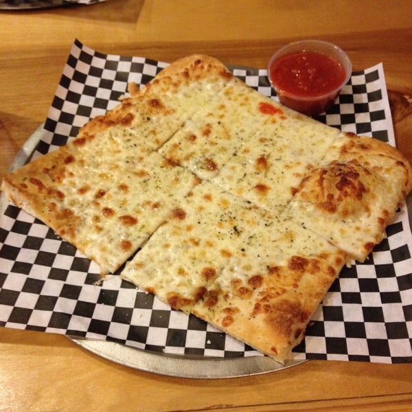 They have super big portions of pizza especially the cheesy flatbread for just $5.00 and it's huge!!!