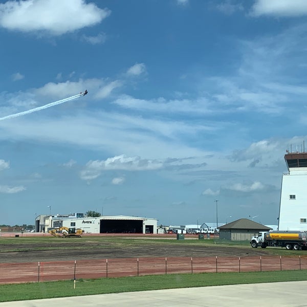 Photo taken at Sioux Falls Regional Airport (FSD) by Andrew T. on 8/17/2019