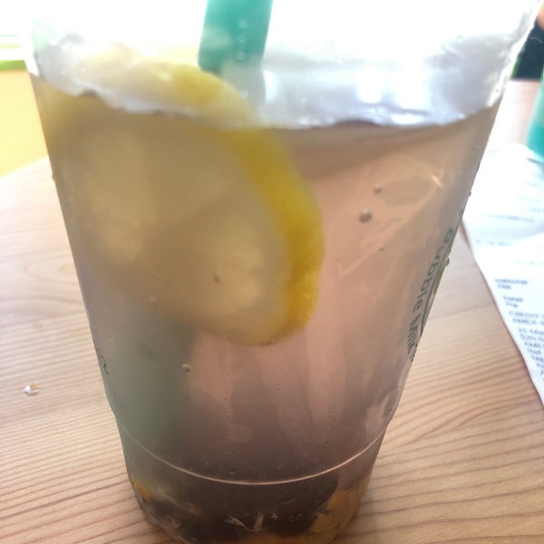 Lavender lemon has little candied lemon peel in it that's absolutely delicious. It's also caffine free so good for the kiddos