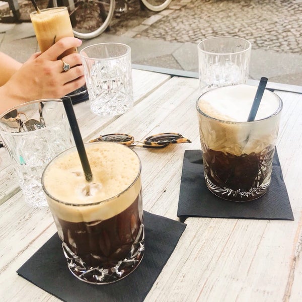 Delicious coffee Freddo, you feel like you‘re in Greece.