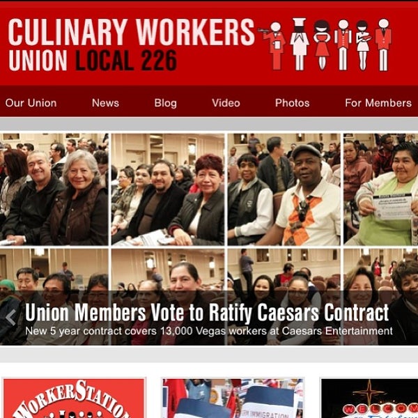 Photo taken at Culinary Workers Union Local 226 by Culinary Workers Union L. on 1/29/2014