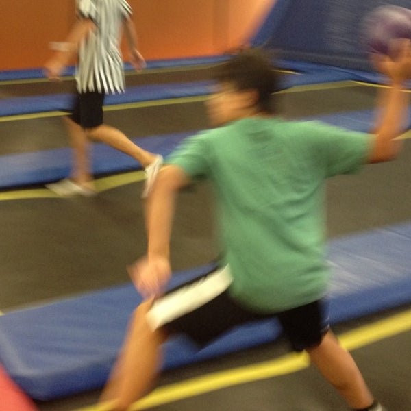 Photo taken at Big Air Trampoline Park by Ray P. on 7/21/2013