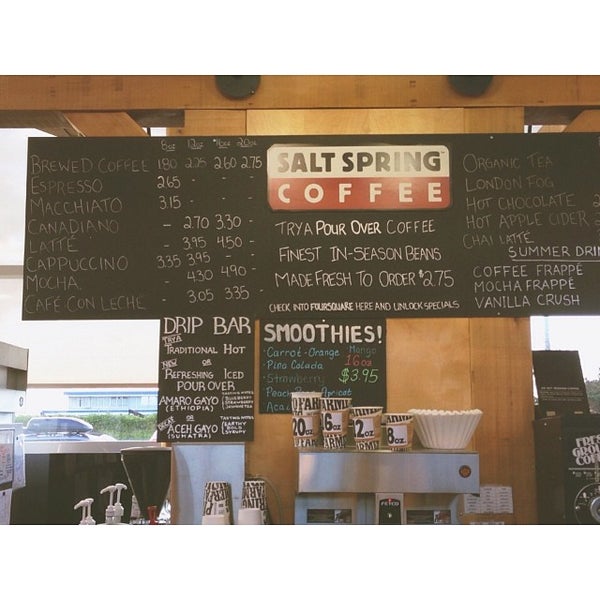 4/18/2014にValerie B.がSalt Spring Coffee - Tsawwassen Ferry Terminalで撮った写真