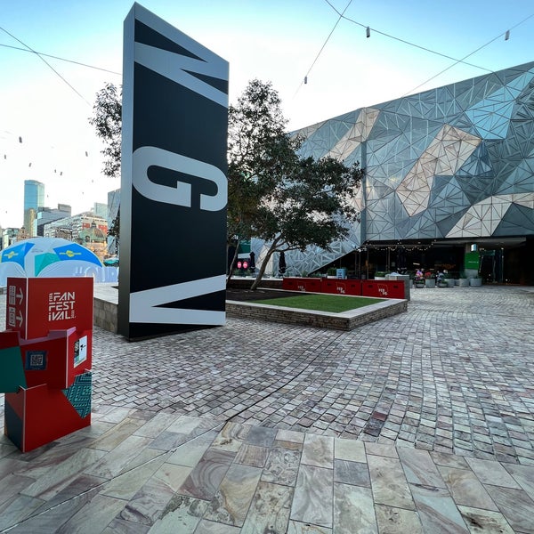 Photo taken at Federation Square by SUPERADRIANME on 8/3/2023
