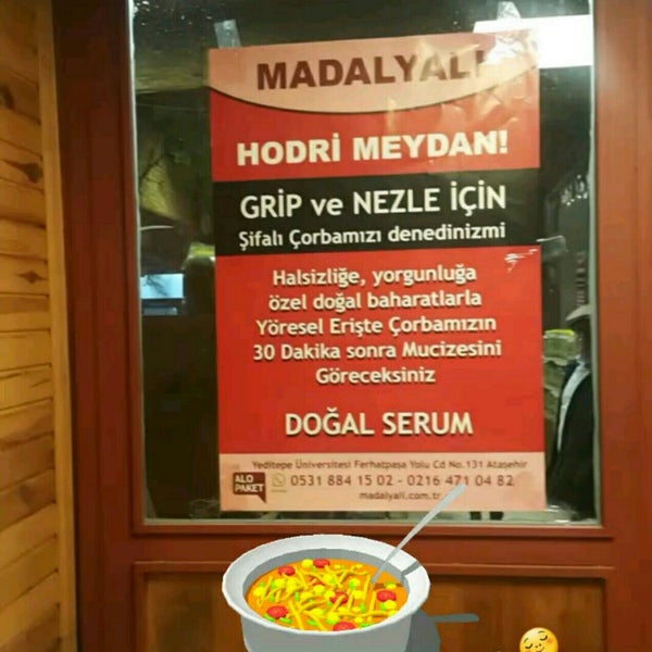 Снимок сделан в Madalyalı Restaurant пользователем ☯🕉Burcubul . 1/14/2020