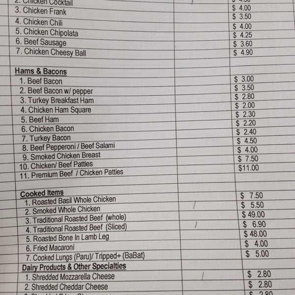 Zac Meat & Poultry Pte Ltd Sembawang 1 tip de 65 visitantes