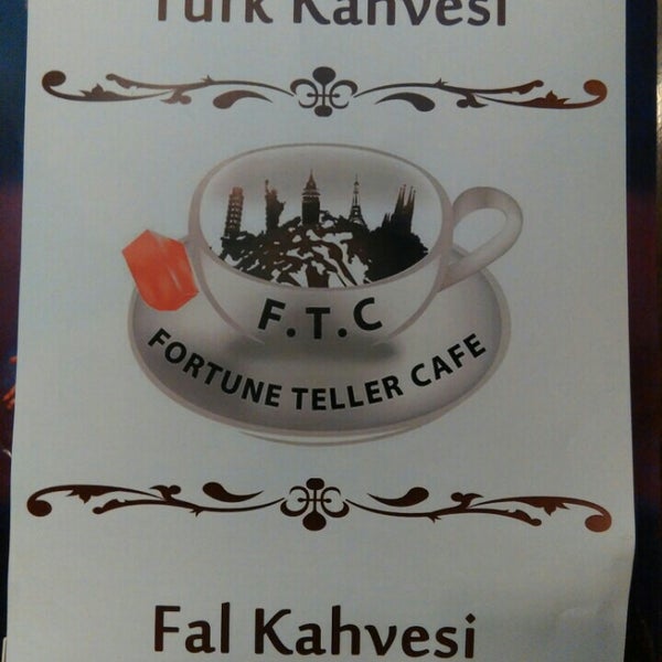 Foto tirada no(a) Fal Kahvesi F.T.C Fortune Teller Cafe por Baha em 3/29/2016