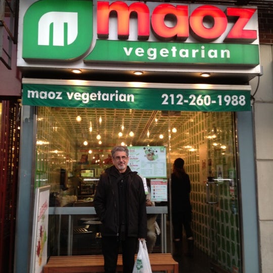 Photo taken at Maoz Vegetarian by Karen H. on 12/3/2012