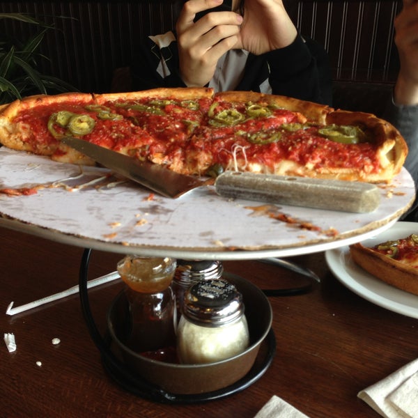 Photo taken at Patxi&#39;s Pizza by Tomoyuki A. on 4/27/2013