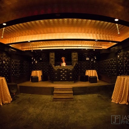 The Dance Floor at Deity with Flavor Paper Wall Papered Ceiling!