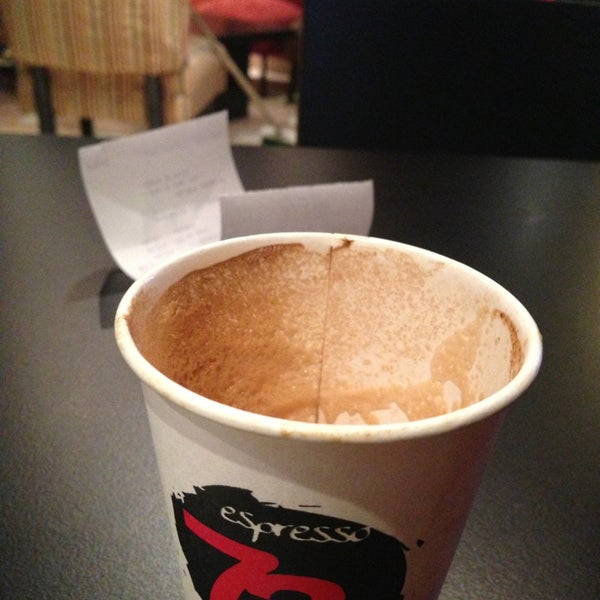 Photo taken at Espresso 73 Café by Vero A. on 2/21/2013