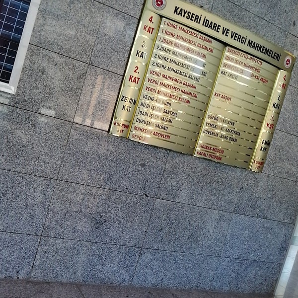 kayseri idare mahkemesi palais de justice