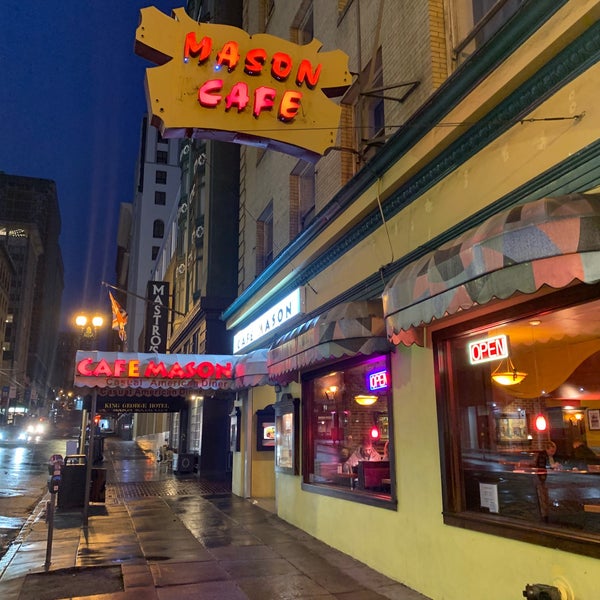 Photo taken at Cafe Mason by Finn H. on 3/15/2022
