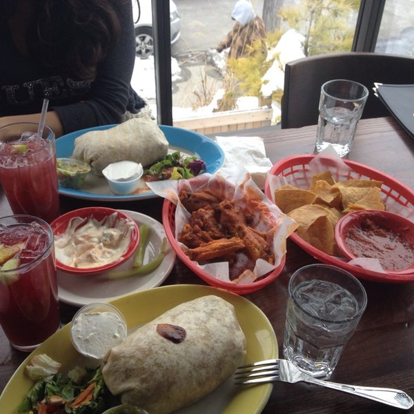 Photo taken at Burrito Bar by Pelin O. on 2/8/2014