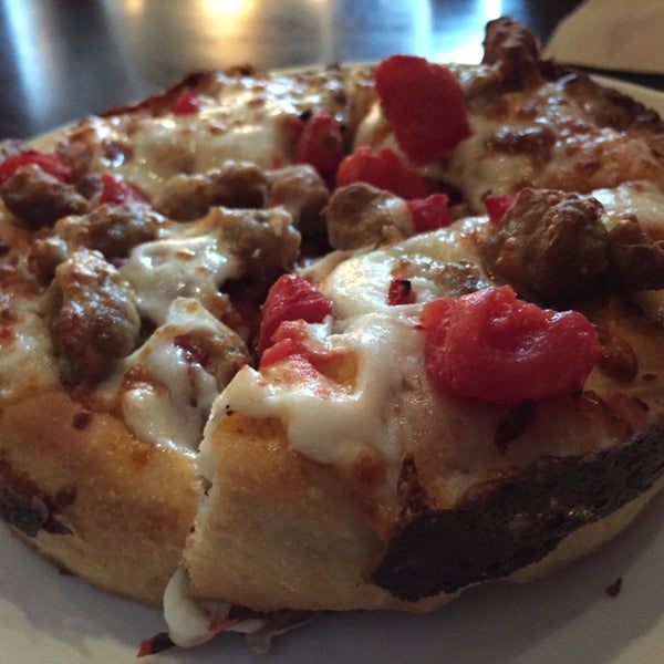 4 bucks off a mini 1 topping pizza M-F lunch specials.