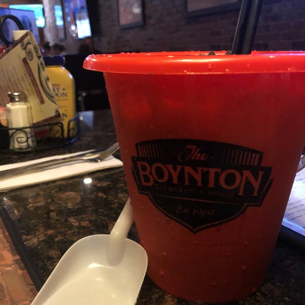 Снимок сделан в The Boynton Restaurant &amp; Spirits пользователем Brian M. 7/24/2019