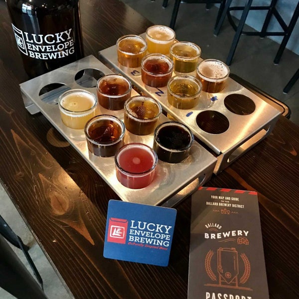 รูปภาพถ่ายที่ Lucky Envelope Brewing โดย Greg H. เมื่อ 11/16/2019