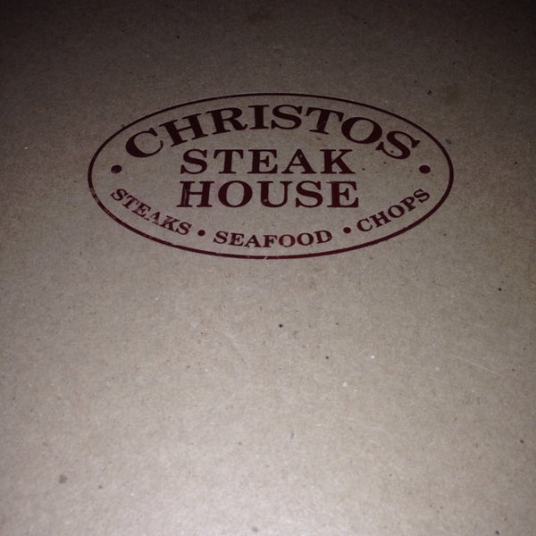 Photo taken at Christos Steakhouse by Charles H. on 3/18/2014