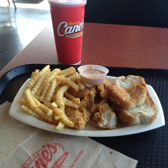 Photo taken at Raising Cane&#39;s Chicken Fingers by Eric W. on 11/20/2012