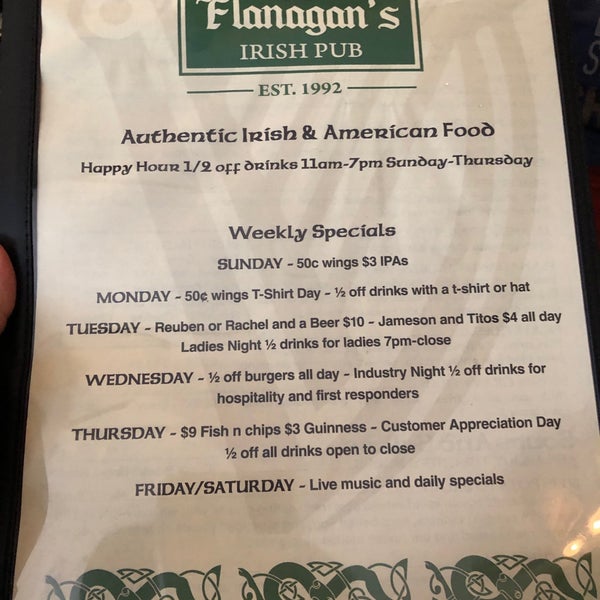 Photo taken at Flanagans Irish Pub by Jean M. on 1/5/2019