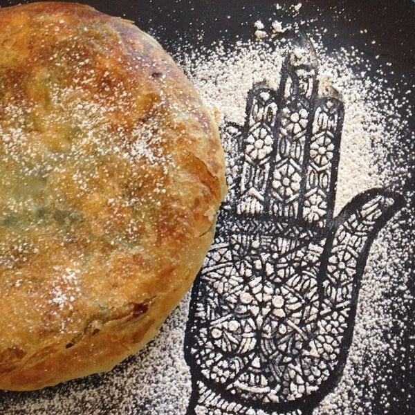 Try the fabulous moorish pie from chef Greg Malouf.