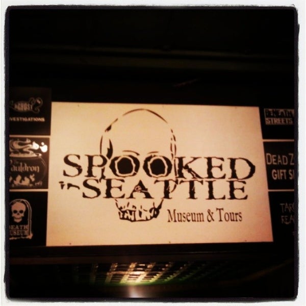 Photo taken at Spooked in Seattle Museum and Tours by Caroline B. on 11/23/2013