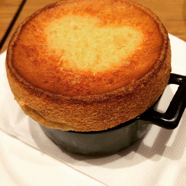 The tobiko carbonara was good. Expected the cheese soufflé to be savory but it was a little bit on the sweet side. Not suitable for a relaxing dining experience since it's too cramped and very noisy.