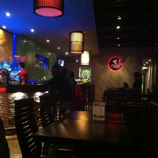 Photo taken at Ozu Japanese Cuisine &amp; Lounge by Andrey P. on 11/19/2012