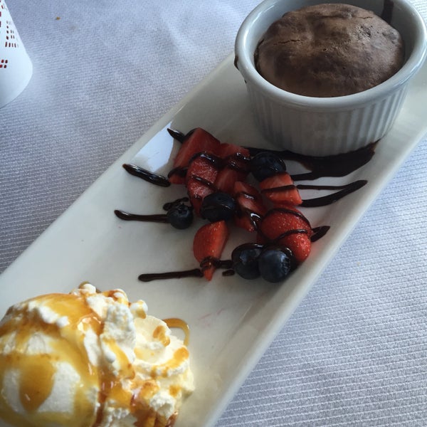 Chocolate lava is nice but ice cream is very sweet