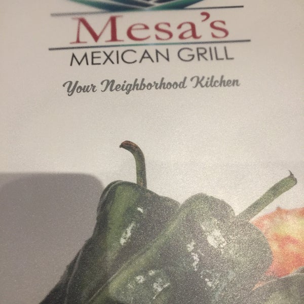 Снимок сделан в Mesa&#39;s Mexican Grill пользователем Jennifer O. 6/14/2018