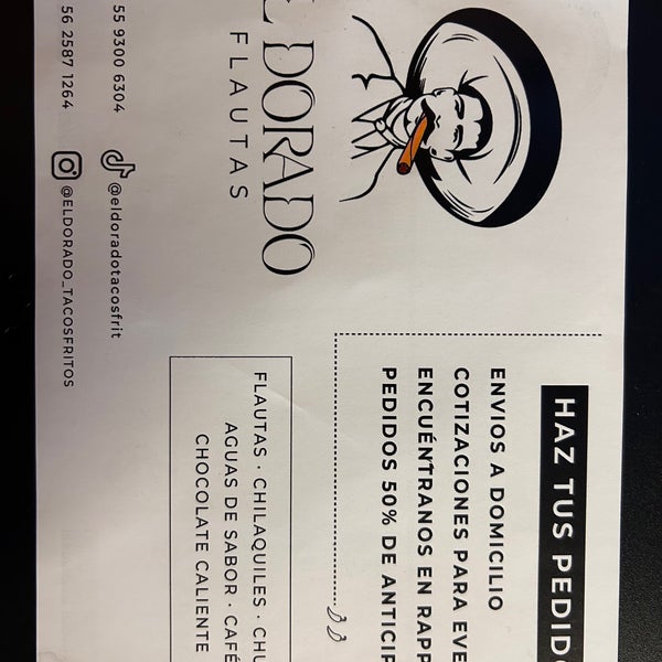 El Dorado Flautas Nochebuena Benito Juárez, CDMX