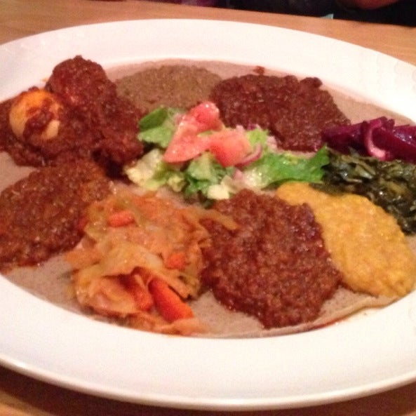 My first Ethiopian food. Good to try, not bad at all.