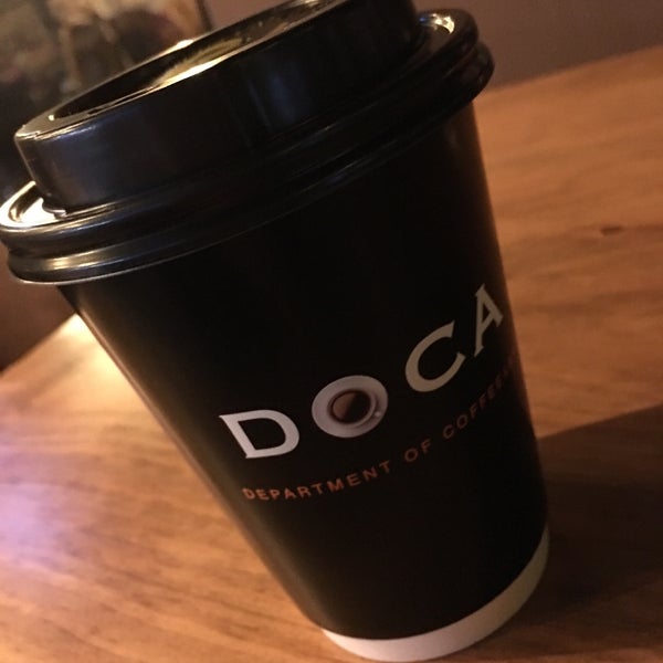 Photo taken at DOCA - Department of Coffee &amp; Art by Büşra Z. on 1/20/2018