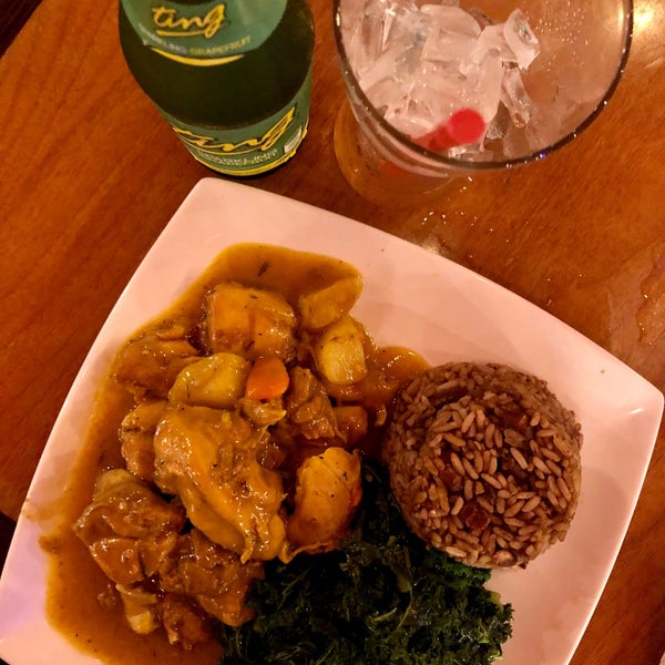Photo taken at Janga by Derrick&#39;s Jamaican Cuisine by Jana-Lynn on 7/16/2021