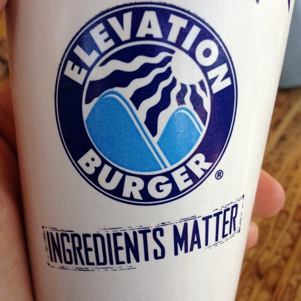 Photo taken at Elevation Burger by Brian K. on 3/1/2014