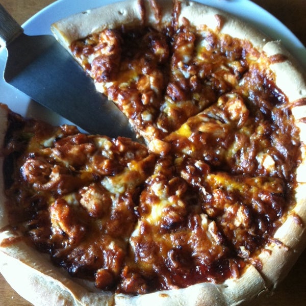 BBQ chicken pizza with no onions is my fav !!!!!
