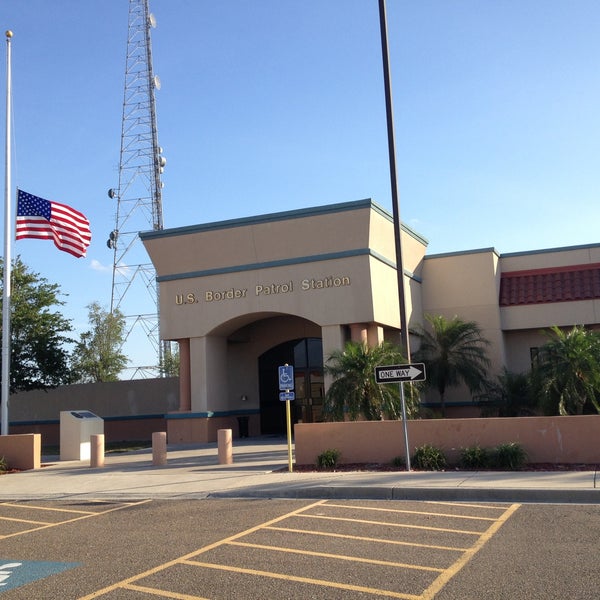US Border Patrol Station Government Building in Harlingen